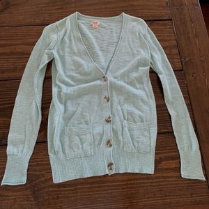 Mossimo Mint green cardigan small